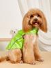 Impermeable para Mascotas Amazon Doble Capa Ropa Delgada para Mascotas con Franja Reflectante Perro Impermeable Ropa de Carga Ropa para Teddy