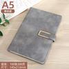 Caderno Spot A5 com fivela, bloco de notas em couro sintético, livro-razão, material de escritório, conjunto de papelaria, lembrança