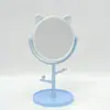 Mini espejo de almacenamiento con orejas de gato escritorio de escritorio Espejo dormitorio espejo pequeño espejo único espejo de joyería fábrica al por mayor