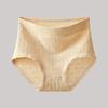 Ropa interior de algodón puro para mujeres de mediana edad y ancianas, talla grande, cintura media-alta, reafirmante de abdomen, levantamiento de glúteos, antibacteriana, versión Cotton Plus Fat, calzones para madres con sobrepeso