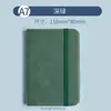 Caderno Completo Estilo CouroCaderno A5/B5/A6 Espesso com Toque de Couro, Bloco de Notas Executivo Ultrafino