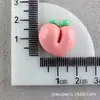 Acessórios de Resina Maçã, Fivelas Brilhantes para Sapatos, Acessórios de Frutas Morango, Materiais DIY Cereja, Capa de Celular com Cola Creme