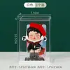 Caixa de Exibição Bubble Mart Transparente à Prova de Poeira Prateleira Individual para Figura de Caixa Surpresa para Armazenamento de Bonecas Harry Potter