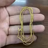 Collar de Hueso de Serpiente de 1 mm Dorado Europeo y Americano Más Vendido Chapado en Oro Real Joyería al por Mayor Temu Aliexpress Más Vendido para Dama