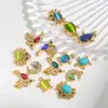 Accesorios de Joyería de Lujo Ligero Collar con Colgante Ojo de Gato Colgante Cadena para Clavícula de Acero Inoxidable Pulsera Hecha a Mano DIY Accesorios de Joyería