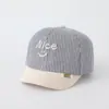 Gorra de Béisbol con Diseño Color-Blocking para Niños y Niñas, Elegante Gorro Infantil de Primavera y Verano, Gorra con Visera para Protección Solar al Aire Libre para Bebés, Venta al por Mayor