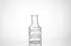 Punto Fabricante Fuente Mayorista Botella de Aromaterapia en Barra Volátil Vidrio Transparente Engrosado en Relieve Jarrón Pequeño Hogar Sencillo
