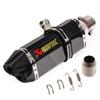 El tubo de escape universal de 38-51 mm es adecuado para la modificación transfronteriza del tubo de escape de motocicletas Yamaha Kawasaki en eBay y Amazon.
