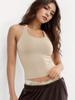 Exportación Transfronteriza Europea y Americana Ropa de Mujer Amazon Nuevo Multicolor Tops Ajustados Puro Deseo Chaleco de Mujer de Alta Gama con Forma de Y