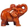 Par de Adornos de Elefante Tallados en Palo de Rosa, Símbolos Auspiciosos y de Buena Suerte para Decoración Artesanal del Hogar, Sala de Estar, Oficina y Entrada