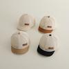 Pequeno urso desenhos animados Full Net Short Brim Baby Cap protetor solar Sun Hat Short Brim Baseball Cap para meninos e meninas