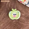 Presilha de Cabelo Maçã Fofa Kt Transparente Verão Brilhante Maçã Transparente Franja Clipe Desenho Animado Versátil Acessório de Cabelo Feminino