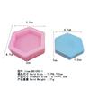 Bk1090 Molde Hexagonal de Piedra para Aromaterapia de Yeso Molde para Decoración de Coche Molde de Silicona