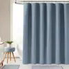 Cortina de Ducha de Poliéster de Color Sólido Simple Moderna Cortina Divisoria de Baño Cortina de Baño de Exportación Hecha en Nantong, Jiangsu para Uso Doméstico