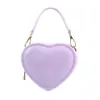 Bolsa de Gelatina Barbie em Formato de Coração Transfronteiriça, Bolsa Quadrada Pequena Versátil da Moda Estilo Ins Nicho, Bolsa de Mão Resistente a Manchas e Fácil de Limpar Atacado