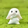 Enfeites Decorativos de Bolo de Coelho Mini Cesta de Cenoura Estilo Pastoral ins Mesa de Sobremesas de Aniversário Infantil