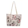 Bolsa Tote Texturizada de Luxo para Mulheres, Novo Estilo Primavera 2026, Bolsa de Ombro com Graffiti Color-Blocking, Bolsa de Ombro para o Dia a Dia