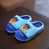 Pantuflas de Algodón Genuinas para Niños de Paw Patrol Terciopelo Bicolor Antideslizantes Resistentes al Desgaste para Interior Cálidas para el Hogar Pantuflas Peludas para Bebé