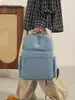 [Fux Colorido] Mochila Sencilla de Nylon para Niñas, Mochila Ligera de Viaje para Viajes y Uso Diario