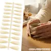 Puntas de Uñas Europeas y Americanas de Moda de Gama Alta Mate de Punta Larga, Colección de Color Sólido, Piezas para Uñas, 24 Piezas