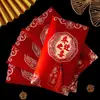 Bolsa Envelope Vermelho para Inauguração de Casa, Almofada para Casa Nova, Caligrafia de Mil Yuan, Envelope Vermelho, Suprimentos para Cerimônia de Mudança para Casa Nova