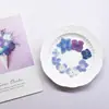Funda de Teléfono de Resina con Flor de Hortensia, Marco de Fotos con Flor Prensada de Espécimen de Enseñanza Botánica, Materiales de Flores Prensadas, Arte de Flores Prensadas DIY