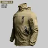 Venda Quente Transfronteiriça Primavera Outono Exterior Conjunto Tático Masculino Jaqueta de Trabalho à Prova de Vento Resistente ao Desgaste com Múltiplos Bolsos Uniforme de Treinamento para Fãs Militares