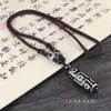 Collar de cuentas de ágata de nueve ojos al por mayor para hombres y mujeres, cadena para el cuello de cuentas de estilo nacional vintage, cadena para suéter, cadena cruzada, cadena para la clavícula