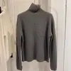 Suéter de cuello alto con pelo de mapache para mujer, engrosado para otoño e invierno, con un tacto lujoso, una capa base de punto de lana y un top de estilo europeo