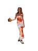 Verano 2025 Ropa de Mujer Transfronteriza Europea y Americana Verano Nuevo Ocio Vacaciones Sin Tirantes Sin Tirantes Ajustado Vestido en A