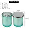 Taza de vidrio electrochapado para vela DIY hecha a mano casera recipiente para vela de aromaterapia de cera de soja Portavelas decoración taza vacía venta al por mayor