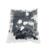 100 piezas de accesorios de hebilla en caja, clip de plástico universal para clavos, panel de puerta, guardabarros, parachoques, clip para coche