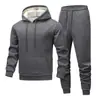 Traje Esportivo de Outono 2026 Casal Casual Corrida Fitness Treinamento Gola Alta Jaqueta Corta-vento Solta Calça Esportiva
