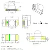 Tubo Emisor Infrarrojo SMD 0805/0603/1206 Diodo Emisor de Luz Iluminación Visión Nocturna Perlas de Lámpara LED