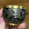 Cálice Grande de Latão, Taça de Cobre, Taça de Vinho, Taça de Oferenda Doméstica, Ornamento Criativo para Mesa, Venda por Atacado de Fábrica em Estoque