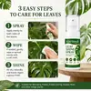 KineShineX Spray Limpiador y Brillantador de Hojas de Plantas para Plantas Verdes de Interior y Plantas Ornamentales Solución de Limpieza y Cuidado