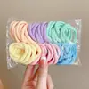 Faixa de cabelo de elástico infantil para menina, anel de cabelo elástico alto, acessórios de cabelo para meninas, não machuca o cabelo, corda de cabelo fofa, adorno de cabeça