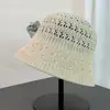 Sombrero ligero y transpirable de protección solar para primavera y verano, estilo coreano versátil para adelgazar la cara, sombrero de pescador japonés calado para mujer