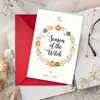 1 Pieza de Colección Selecta de Tarjetas de Felicitación de Halloween Transfronterizas Nuevas, Tarjeta de Felicitación Linda de Dibujos Animados de Calabaza Fantasma con Juego de Sobres