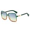2024 nuevas gafas de sol de moda con montura grande transfronterizas, personalidad europea y americana, copa de vino, montura generosa, gafas de sol multicolores y coloridas