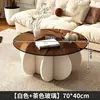 Mesa de centro de vidro, luxo leve moderna para sala de estar uso doméstico, mesa redonda para apartamento pequeno, mesa estilo ins da moda, mesa minimalista para varanda