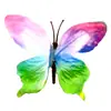 Cabeza de Flor de Mariposa de Goma Suave de Plástico, Decoración del Hogar con Flores Artificiales, Arreglo de Boda, Adornos al por Mayor, Decoración de Mesa para Exteriores
