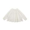 Camisa Estilo Palacio Francés para Niñas Wulifuyi Baby Doll Otoño Manga de Farol Completa Estéreo Diseño Calado Encaje Moderna