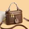 Bolso Caja Color Block Vintage Nuevo 2026 para Mujer, Bolso Cruzado, Bolso de Mano, Diseño de Nicho, Popular Bolso de Hombro de Cuero Patchwork