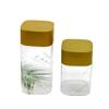 Botella de Embalaje Cuadrada Transparente de Plástico de 250 ml Botella para Dulces y Snacks de Fruta Seca de PET Botella Dispensadora de Jugo de Ciruela Ácida