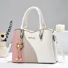 Bolso Patchwork para Mujer 2026 Nueva Moda Simple Versátil Gran Capacidad Bolso de Hombro Cruzado para Viaje
