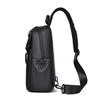 Mochila transfronteriza, bandolera de moda, ligera, para el pecho, impermeable, portátil, pequeña, con logotipo impreso.