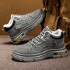 Botas Martin Estilo Nuevo para Hombre, Otoño Deportes Casuales Ligeros Trabajo de Corte Bajo Ropa de Trabajo Resistente al Desgaste Zapatos de Protección Laboral