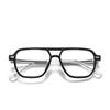 Gafas de madera STUDIOMUKU geniales que no dejan de lado cada detalle del diseño, montura de gafas cuadrada de doble viga.