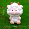 Doce adornos pequeños de resina del Zodiaco micro paisajismo adornos de escritorio creativos animales artesanías chinas colgante de coche color